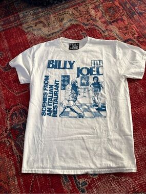 Billy Joel / Black Flag parody White Graphic Tee